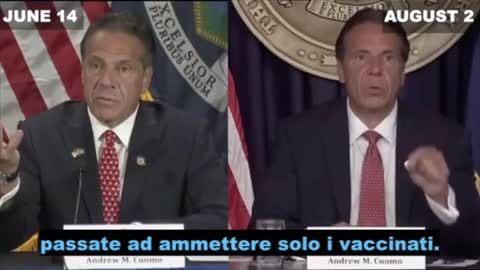 SCHIZOFRENIE NAZISTE DEL GOVERNATORE NAZI-DEMOCRATICO DI NEW YORK CUOMO 🤡🤡🤡