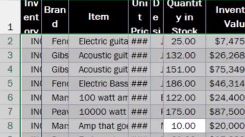 Excel quick branch splitting