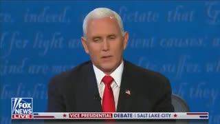 Well Said Vice President Pence