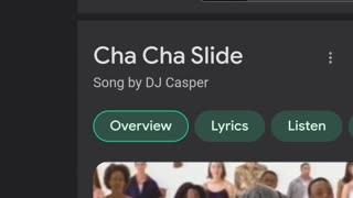 Google Search cha cha slide