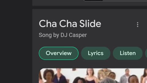 Google Search cha cha slide