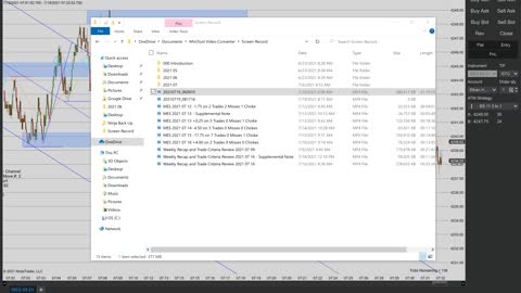 Momentum Day Trading the MES 7/19/2021