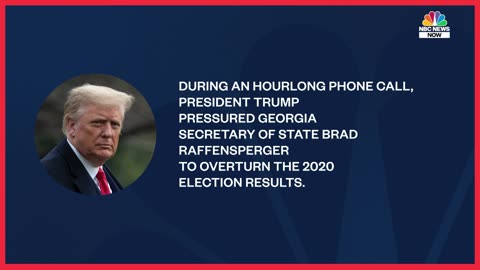 Trump call with Georgia Secretary of State - This will be important in the next few months