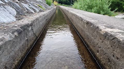 Flowing water and nature