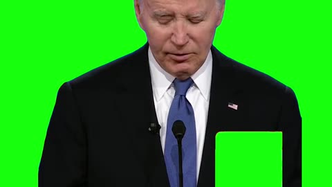 Biden Stuttering | Green Screen