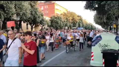 Verona 4 settembre 2021: No Green Pass in corteo