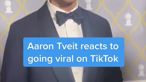 Aaron Tveit reacts to going viral on TikTok