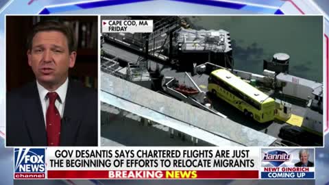 Gov. Ron DeSantis slams the left's hypocrisy after he sent illegal immigrants to Martha's Vineyard