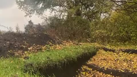 The work of a trophy Acacia from the 100th Brigade of the DNR on a Ukrainian stronghold