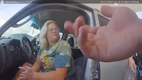 Lady Wakes Up at the Gas Pump and Throws a Fit