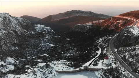 Beautiful Winter Cinematic Video.