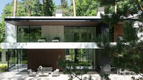 Beautiful, award winning modern forest house in Russia