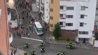 barricadas en la carrera 27 durante protesta