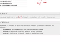 Math62_MAlbert_6.1_Add and subtract polynomials