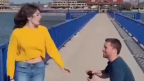 Proposal Gone Wrong 😆😆🤣 funny video