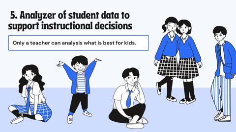 What is the role of teacher in blended learning?