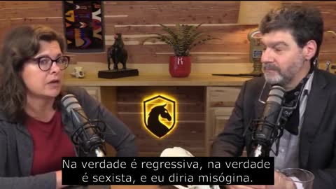 Diferença entre gênero e sexo - Bret Weinstein e Heather (LEGENDADO)