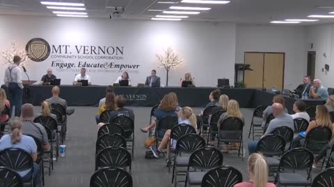 Mt. Vernon, Indiana School Board Meeting