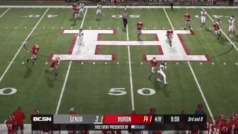 HS-Football Genoa Vs. Huron Highlights