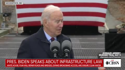 Biden: "How do I cross a bridge in a snowstorm... What happens if the bridge collapses and there's a fire on the other side?"