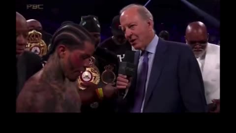 🎤🏆🥊 Tank Davis Post-Fight Interview #tankdavis #frankmartin #boxing #knockout #viral