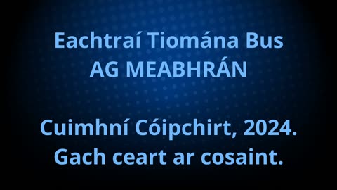 Eachtraí Tiomána Bus audiobook - Irish