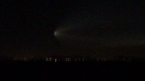 Massive meteor falling over Phoenix