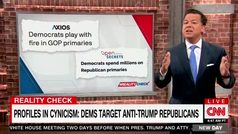 CNN Host Rips Democrats For Being 'Cynical And Hypocritical' By Funding Trump-Backed Republicans