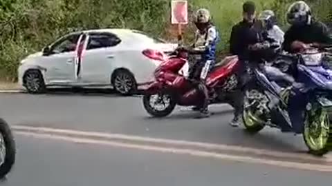 Motorbike accident