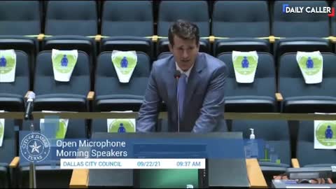 Guy trolls Dallas City Council on Abortion Limitations in Texas