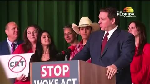 Gov. Ron DeSantis announces "Stop Woke Act" to combat CRT in schools.