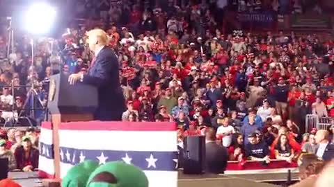 Trump Rally Amazing Grace.