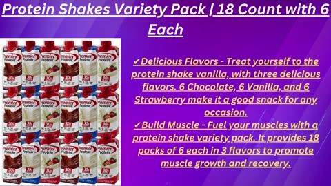 Premier Protein 30 g High Protein Shake And Protein Shakes Variety Pack