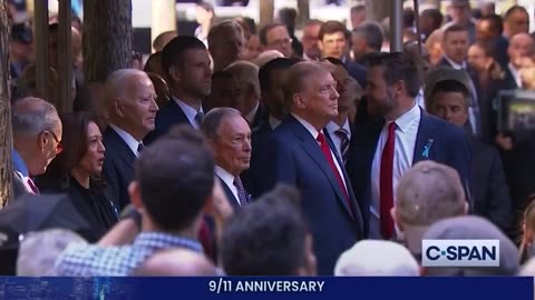 Trump, Kamala and Biden get Together for 9/11 Memorial