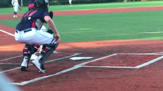 Halen (catcher class of 2022) throws down to 3rd