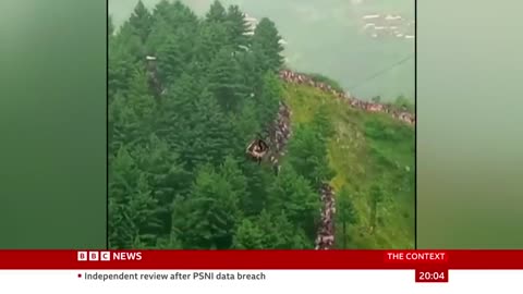 Pakistan cable car : relief as all eight people rescued _ bbc news 02