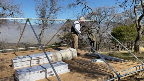 White Duck Tent Build