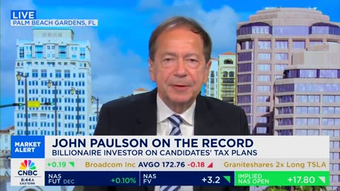 John Paulson Admits Trump’s Economic Plan Benefits Americans Most