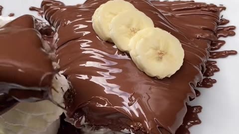 Chocolate crêpe | nutella | banana | whipped cream