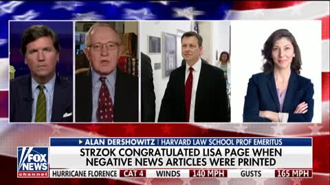 Dershowitz on Strzok's Claim About 'Leak Strategy'