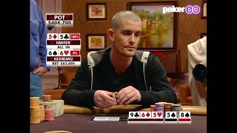 Gus Hansen Hits Quads Against Daniel Negreanu | High Stakes Poker