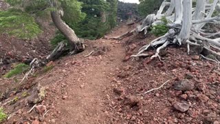 Central Oregon - Three Sisters Wilderness - Red Rock Volcanic Perspective