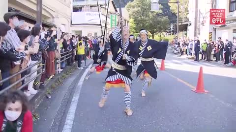 Daimyo procession reenacted in Hakone resort