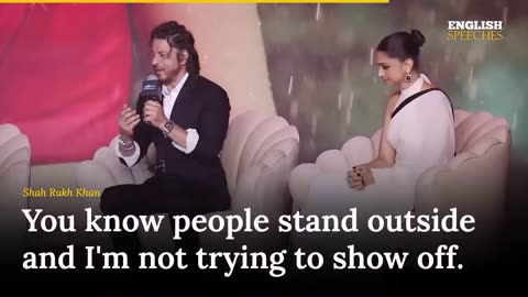 ENGLISH SPEECH | SRK AND DEEPIKA: Jawan Press Meet (English Subtitles)