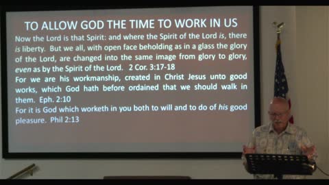 Principles of Spiritual Growth part 8 by Pastor Clif of Sonrise Baptist in Englewood, Fl