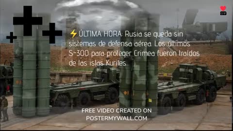 ⚡️ÚLTIMA HORA: Rusia se queda sin sistemas de defensa aérea