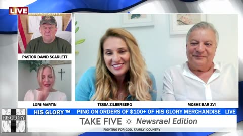 Lori Martin Gregory & Moshe Bar Zvi of Biblical Beauty joins Take Five: Special Newsrael Edition