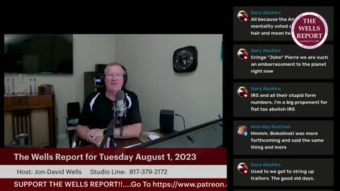 The Wells Report for Tuesday, August 1, 2023