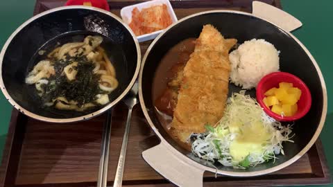 Pork cutlets & Udon set