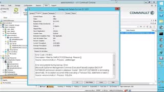 How to backup SQL in CommVault #getajobinit #getajobintech